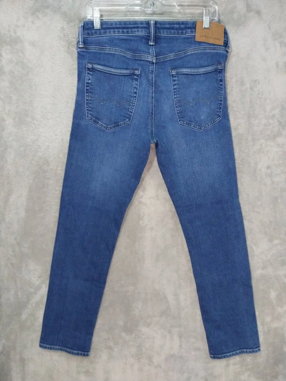 American Eagle Jeans Mens 32x32 Blue Denim Slim Straight Airflex Medium Wash